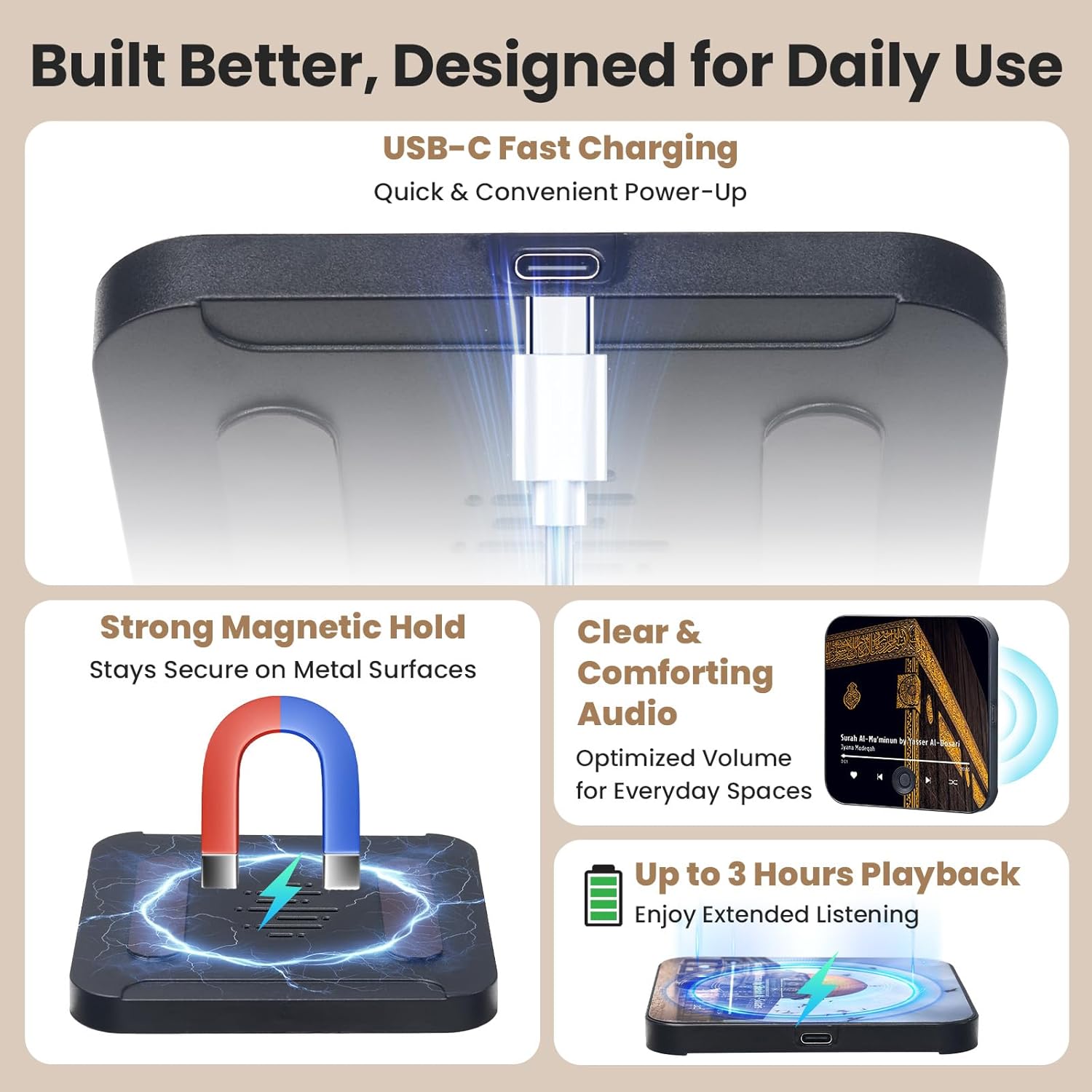 مغناطيس ثلاجة قرآني مخصص – عرض رمضان 🌙