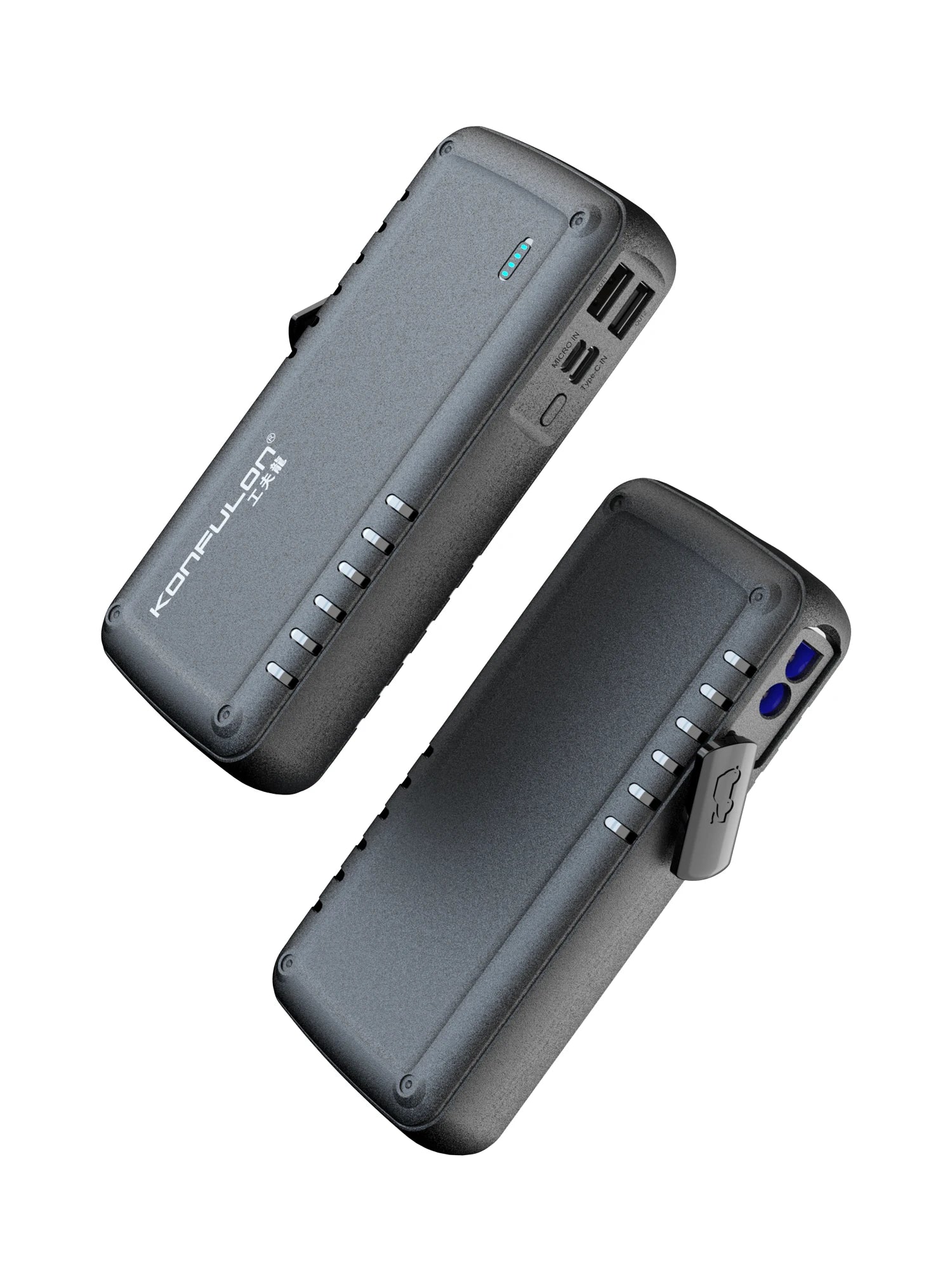 مشغل بطارية السيارة 12V + باور بانك 9600mAh – جهاز طوارئ محمول لتشغيل السيارة