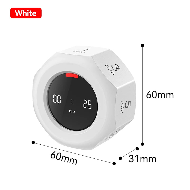 مؤقت رقمي (Digital Timer) بشاشة LCD – مؤقت بومودورو للعد التنازلي