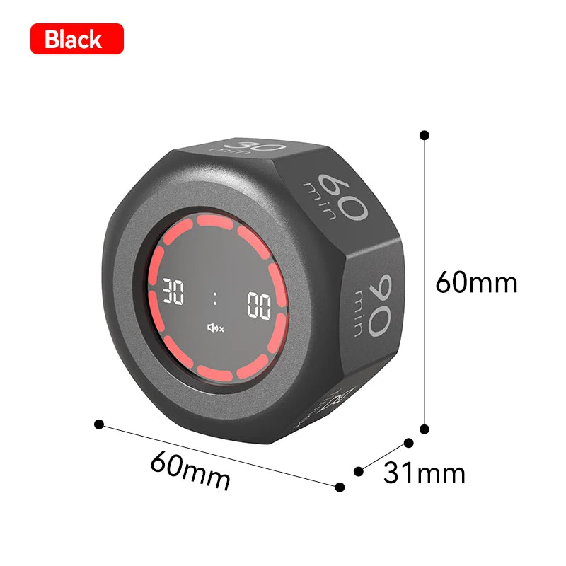 مؤقت رقمي (Digital Timer) بشاشة LCD – مؤقت بومودورو للعد التنازلي