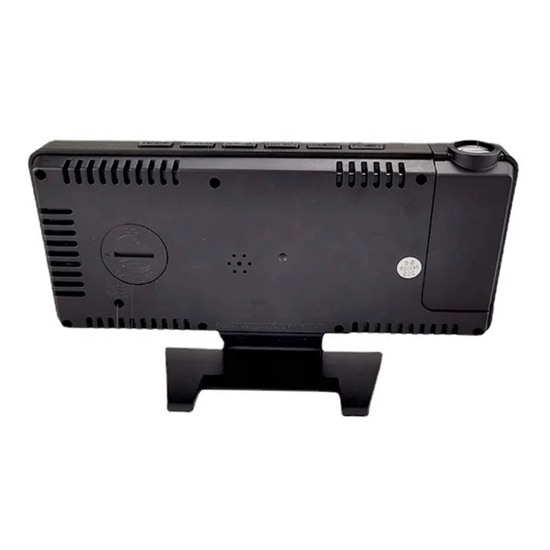 ساعة منبه رقمية ببروجكتور LED – شاشة رقمية + عرض الوقت على السقف/الحائط + منبه + شحن USB