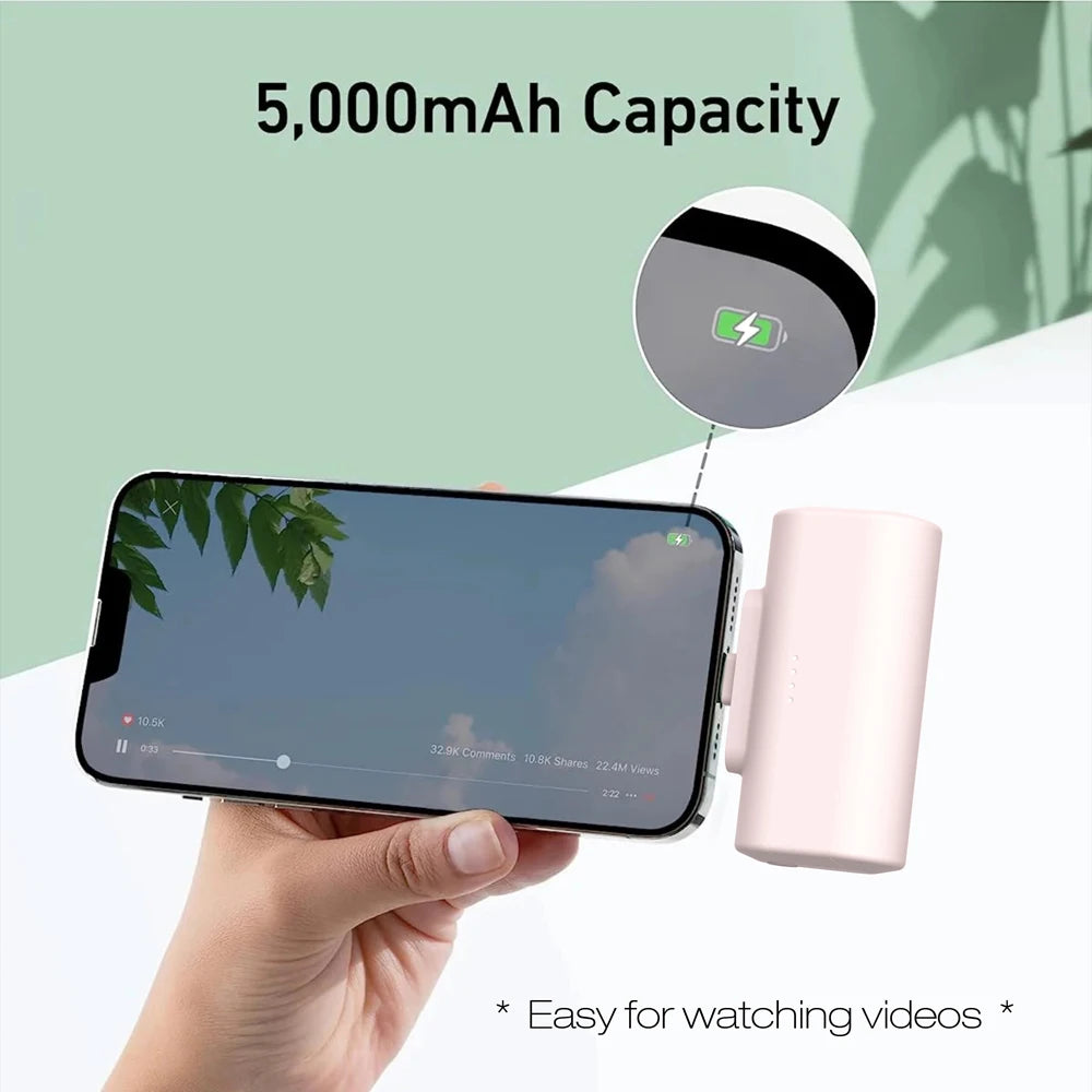 باور بانك 5000mAh – شحن سريع PD 20W