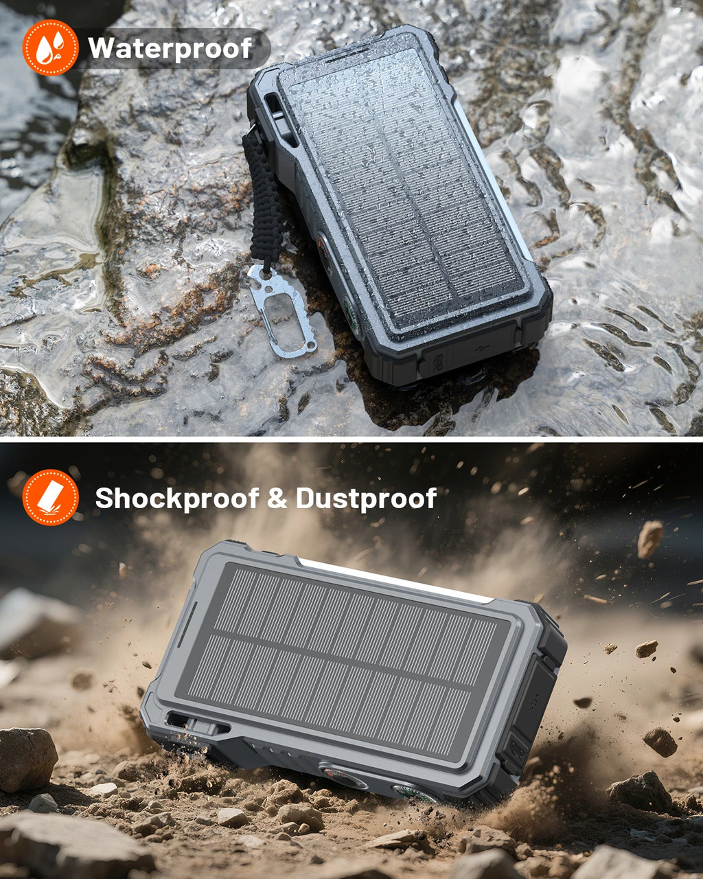 جهاز 5000A Jump Starter + Solar Power Bank – قوة الطوارئ المحمولة والسيطرة الكاملة على طاقة جهازك!