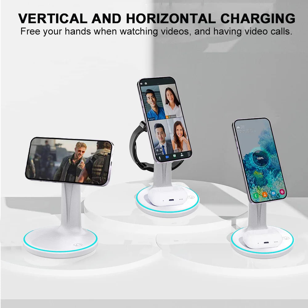 📱 شاحن لاسلكي سريع Universal Support Qi –